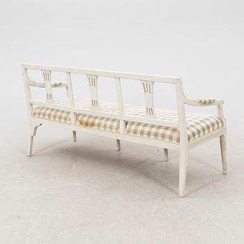 A late Gustavian sofa from Lindome first half of the 19th century.