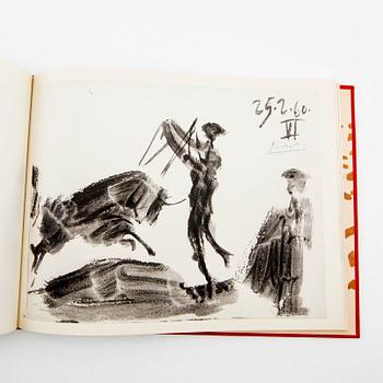 Pablo Picasso, bok, "Toreros", med fyra litografier, André Seuret, Monte Carlo, 1961.