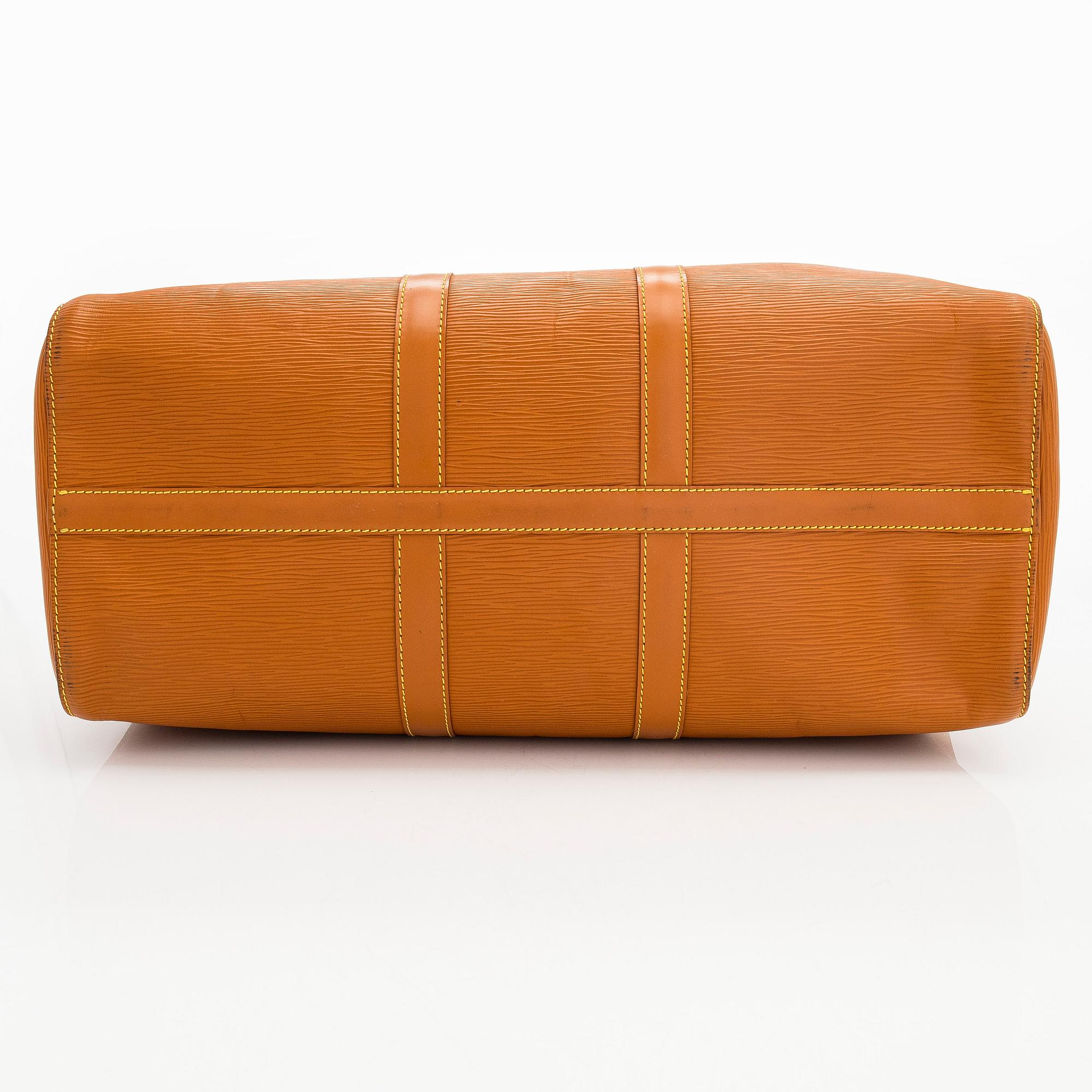 Louis Vuitton, viikonloppulaukku, "Epi Keepall 45".