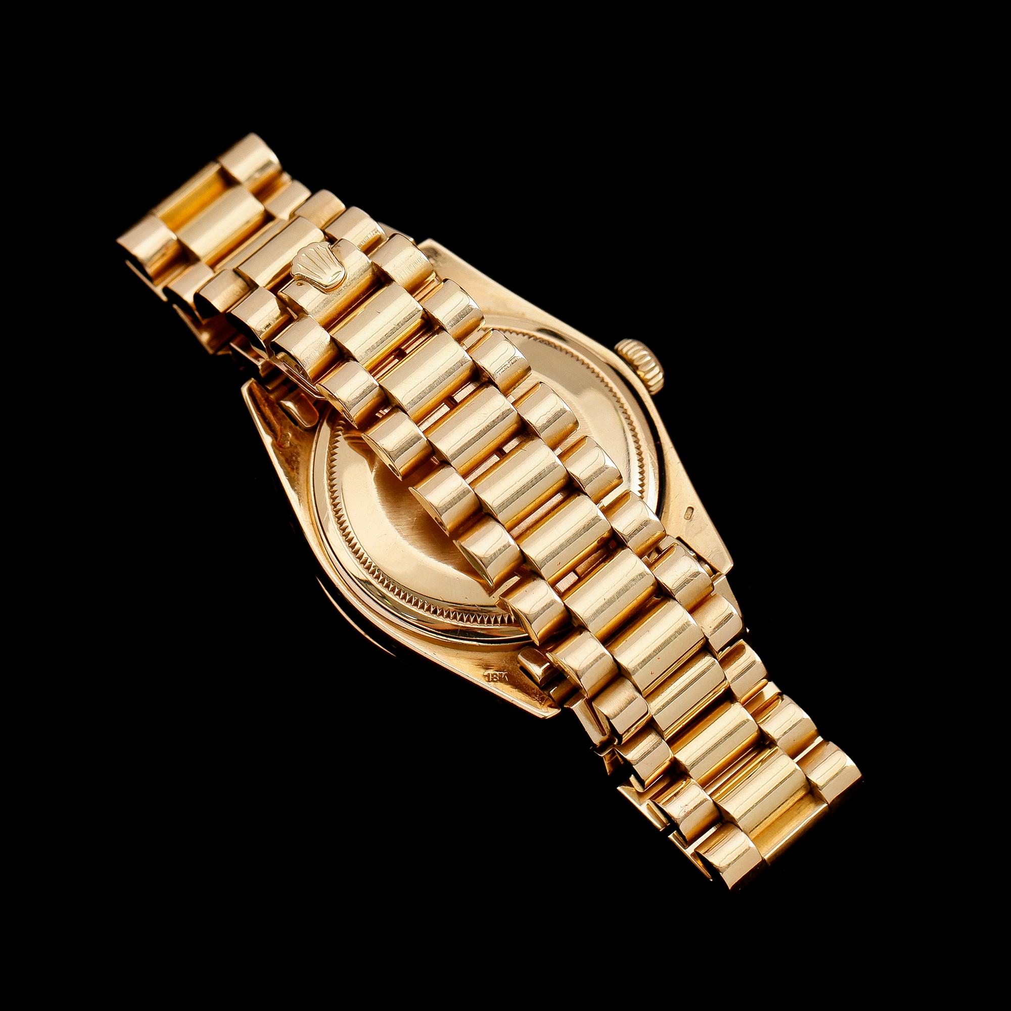ARMBANDSUR, 18 k guld, Rolex, Day Date. Automatisk.