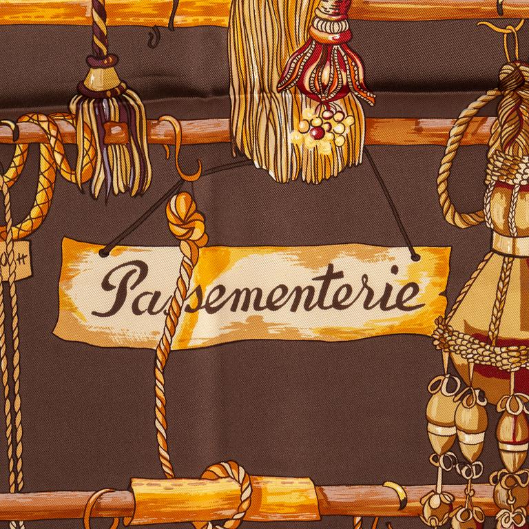 HERMÈS, a 'Passementerie' silk scarf.