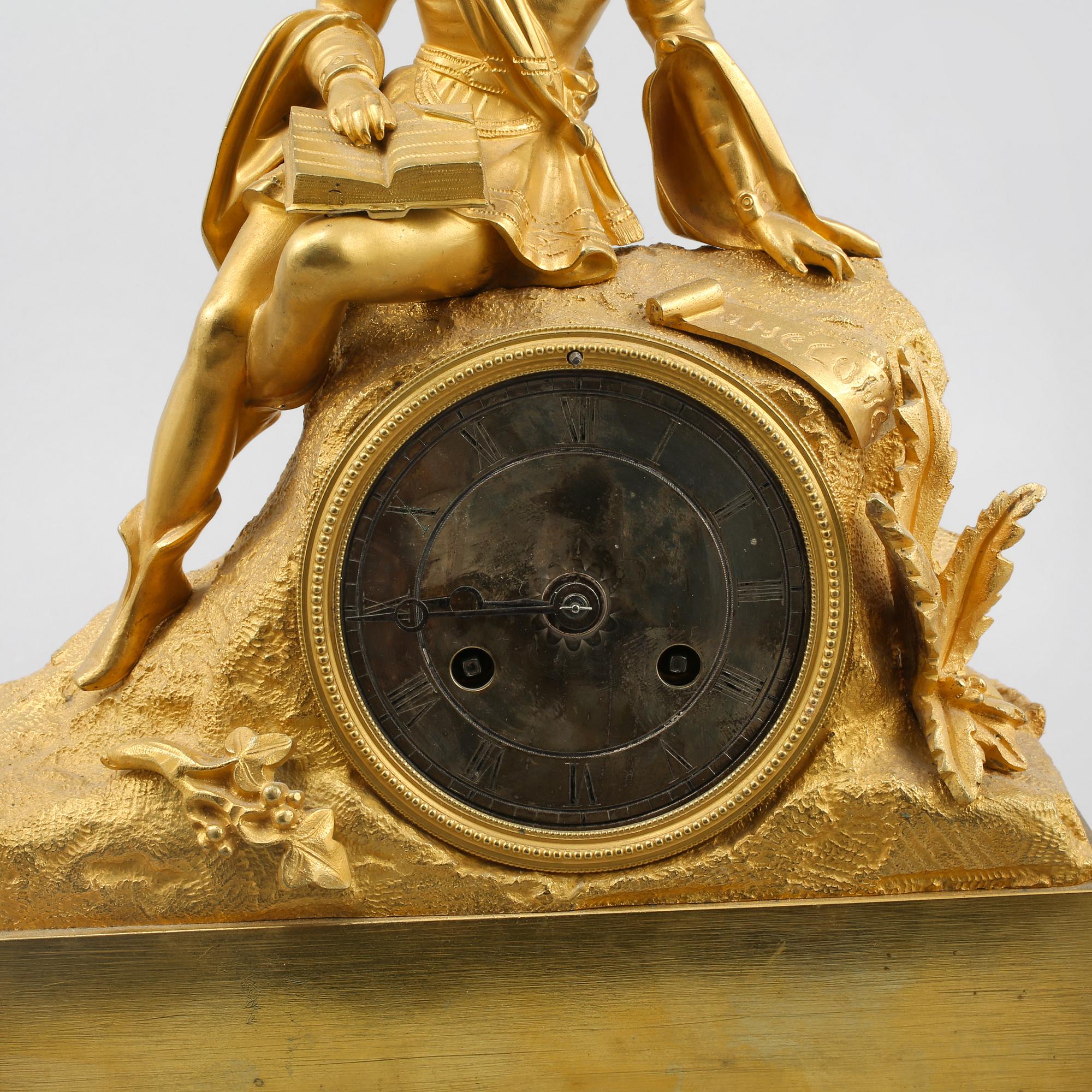 BORDSPENDYL, senempire, 1800-tal.