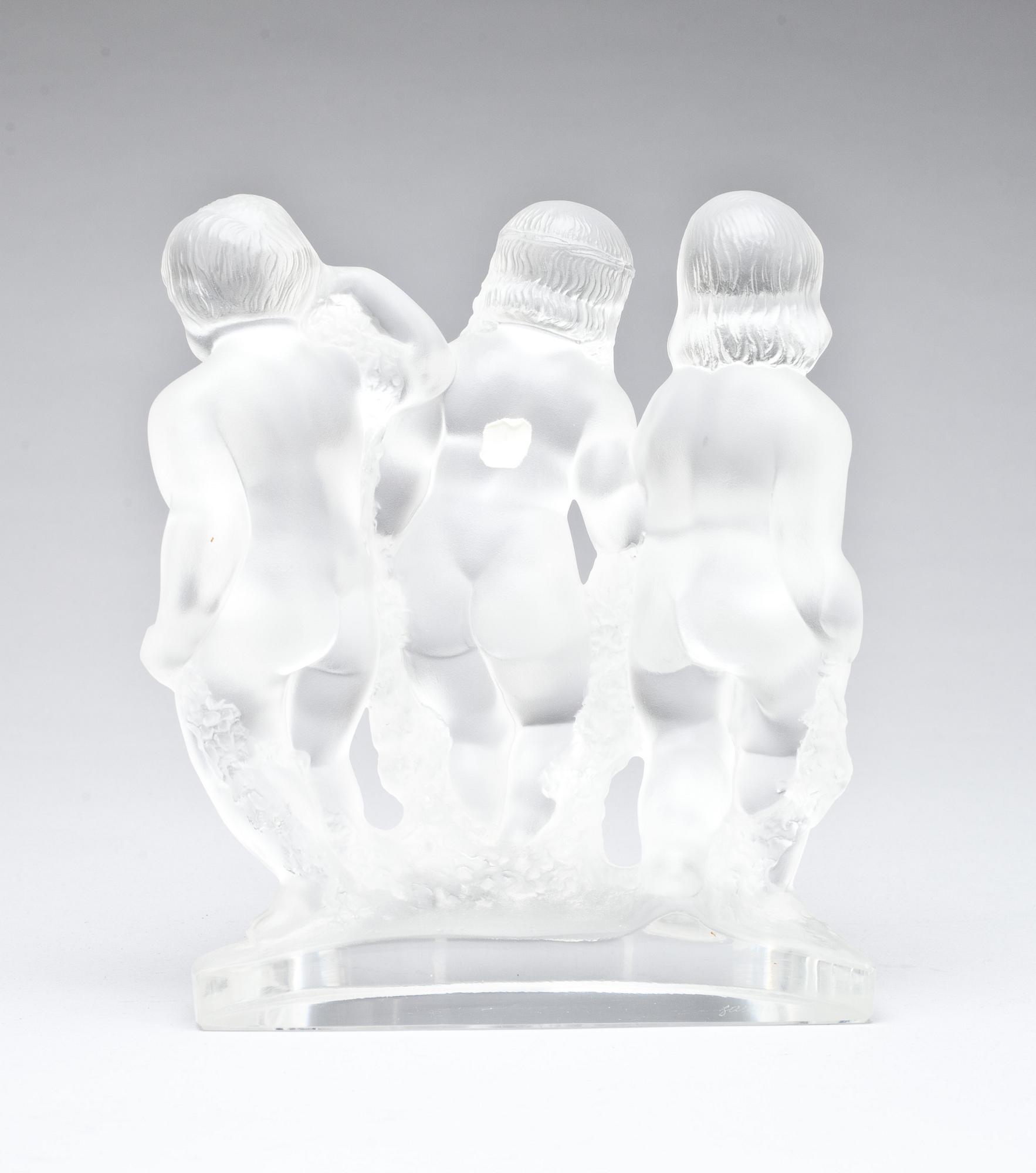 FIGURIN, glas. Lalique.