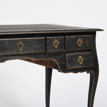 A Swedish rococo desk by L. Bolin (master in Stockholm 1759-1801).