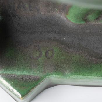Ivar Johnsson, "Caliban", a glazed ceramic sculpture, Gefle porcelain factory, 1930s.