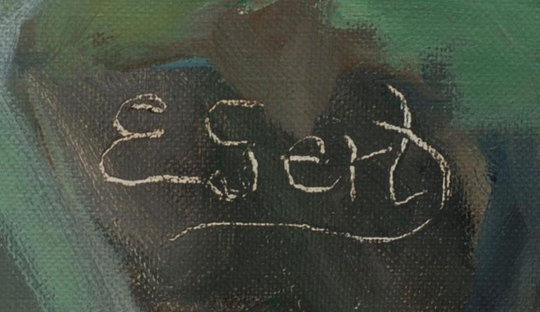 EDITH GERT, olja på duk, signerad.