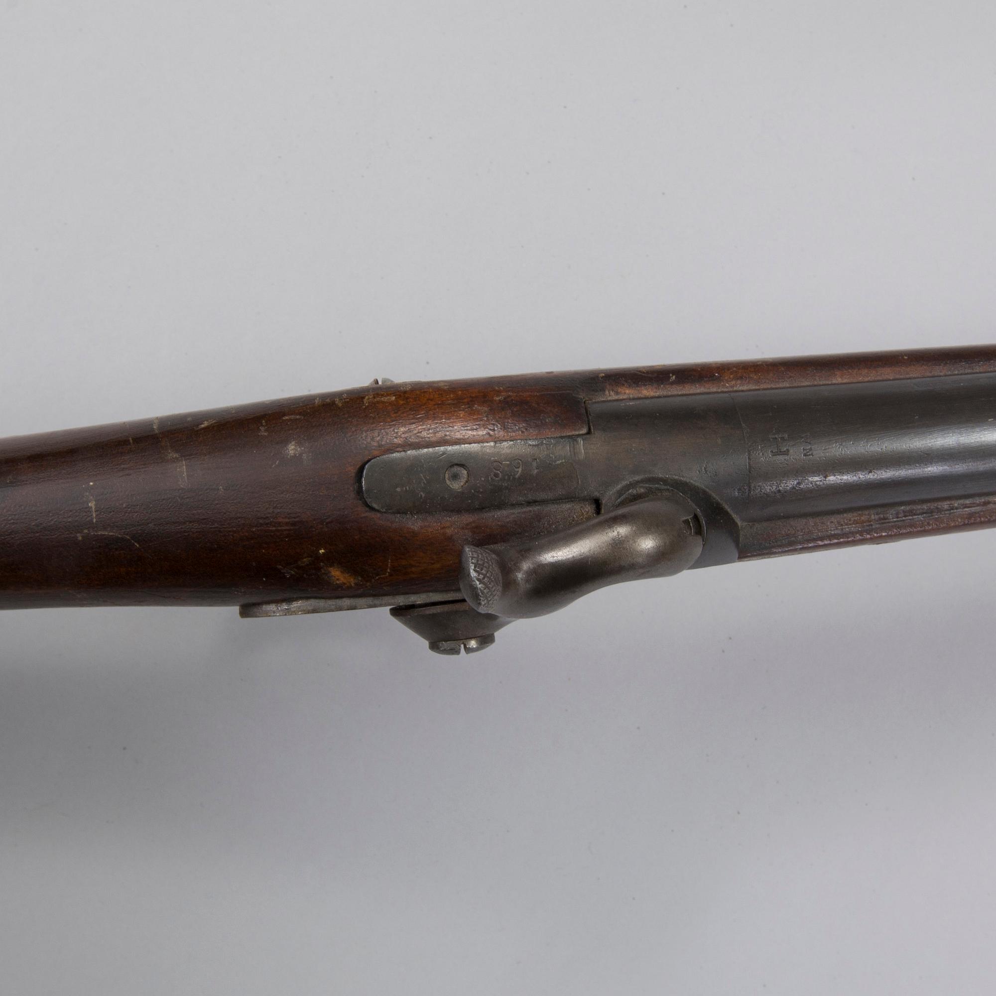 FLINTLÅSGEVÄR, Sverige, 1800-talets början.