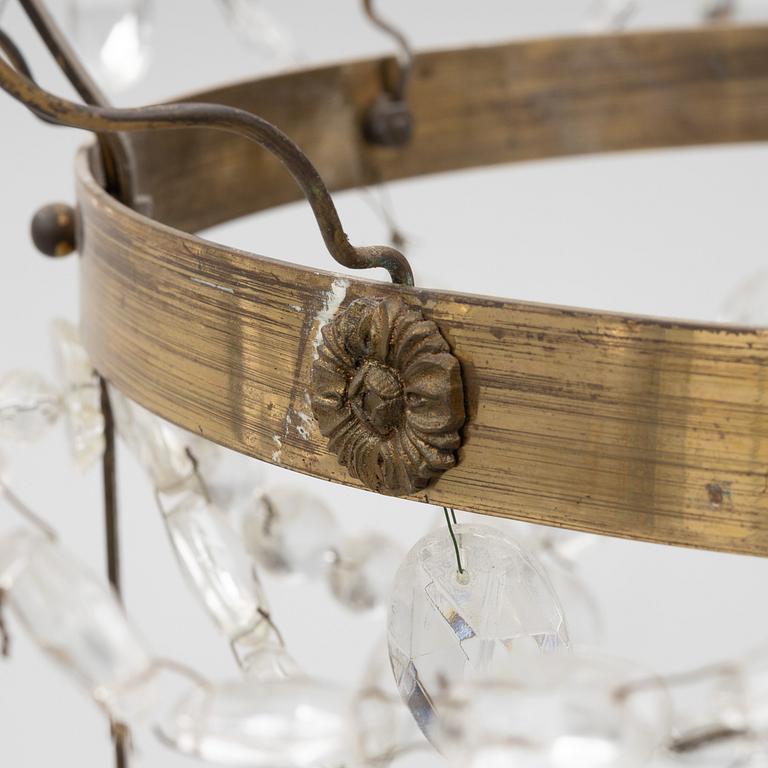 Ljuskrona, för fyra ljus, 1800-tal, Louis XVI-stil.