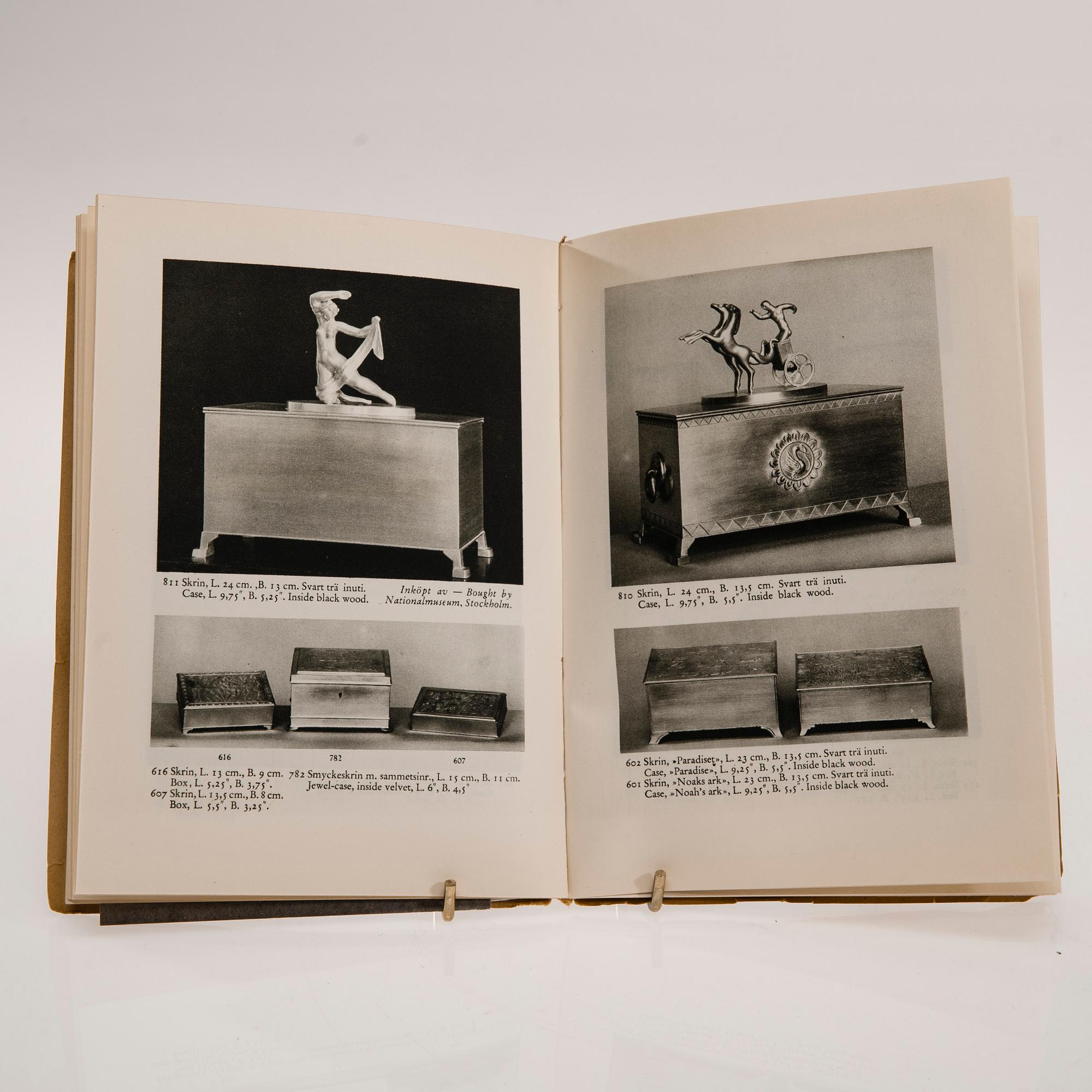 KATALOG, Firma Svenskt Tenn, Stockholm 1931.