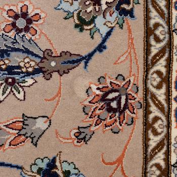 An Isfahan rug, c. 220 x 145 cm.