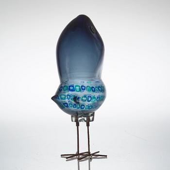 An Alessandro Pianon 'Pulcino' glass bird, Vistosi, Italy 1960's.