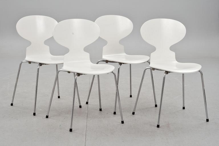 STOLAR, 4 st, "Myran", Arne Jacobsen, Fritz Hansen.
