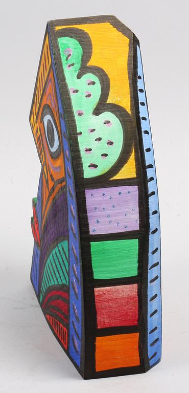 HYDMAN VALLIEN, ULRIKA, skulptur, trä. Sign och dat 1993.