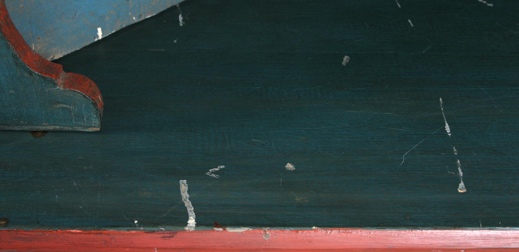 HÖRNSKÅP, allmoge, 1800/1900-tal.