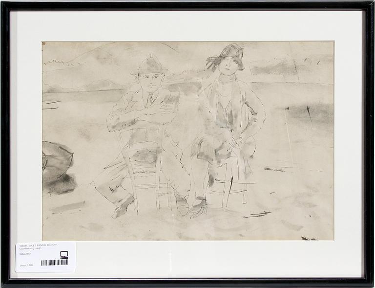 JULES PASCIN, tillskriven, tuschteckning, osign.