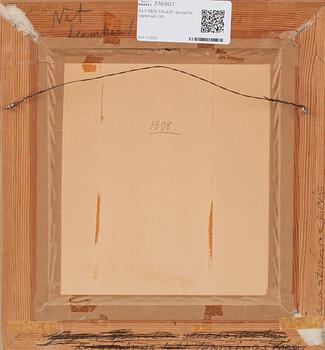 ALY BEN SALEM, gouache, signerad.