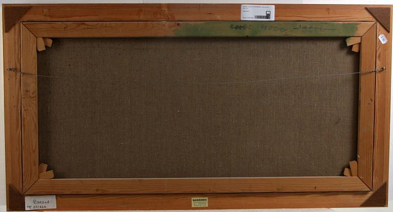 GUSTAV RUDBERG, olja på duk, sign.