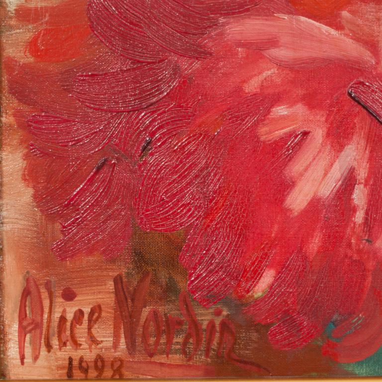ALICE NORDIN, olja på duk, sign o dat 1928.