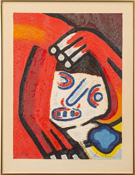 Bengt Lindström, White figure.