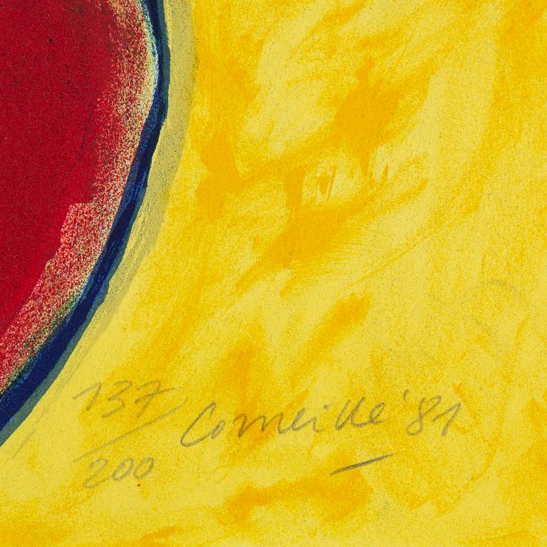 Beverloo Corneille, lithograph in coliurs, 1981, signed 137/200.