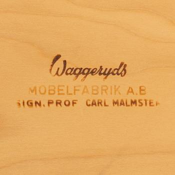Carl Malmsten, Dining table and four plus two chairs, "Talavid", OH. Sjögren, Tranås.