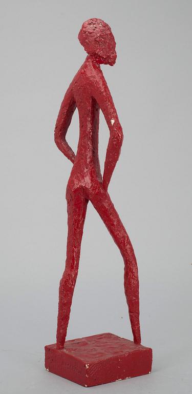 KAARINA LUUKKONEN, skulptur, målad gips, sign. och dat. -70.