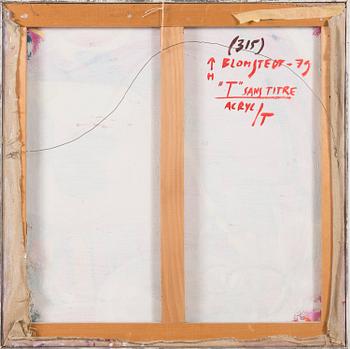 JUHANA BLOMSTEDT, "T" (SANS TITRE).