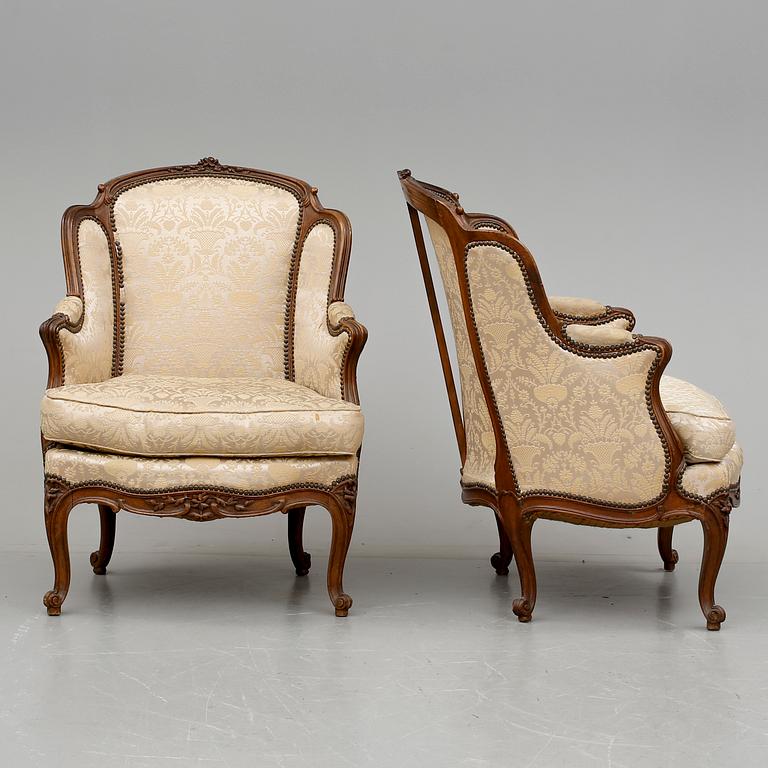 BERGERER, ett par, Louis XV-stil, 1900-tal.
