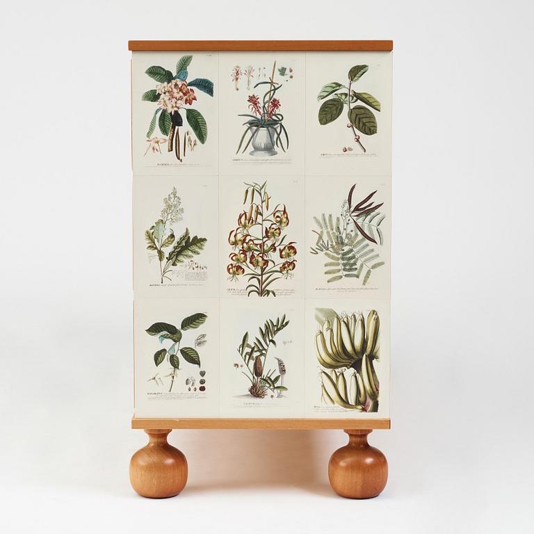 Josef Frank, a mahogany chest of drawers 'Flora Linné', Svenskt Tenn, Sweden 2007, made in a limited edition of model nr 1050.