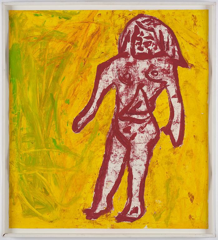 Donald Baechler, "Bather".