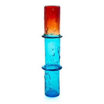Oiva Toikka, vas, glas "Bambu", signerad Oiva Toikka, Nuutajärvi Notsjö.