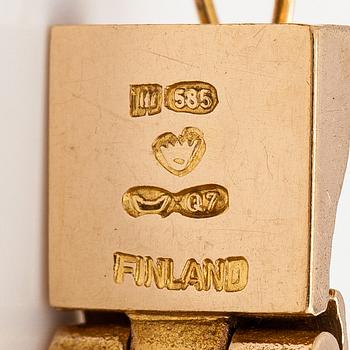 Björn Weckström, bracelet, "Cascade", 14K gold.