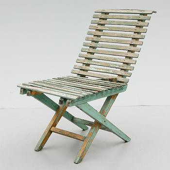 TRÄDGÅRSSTOL, 1900-talets första hälft.