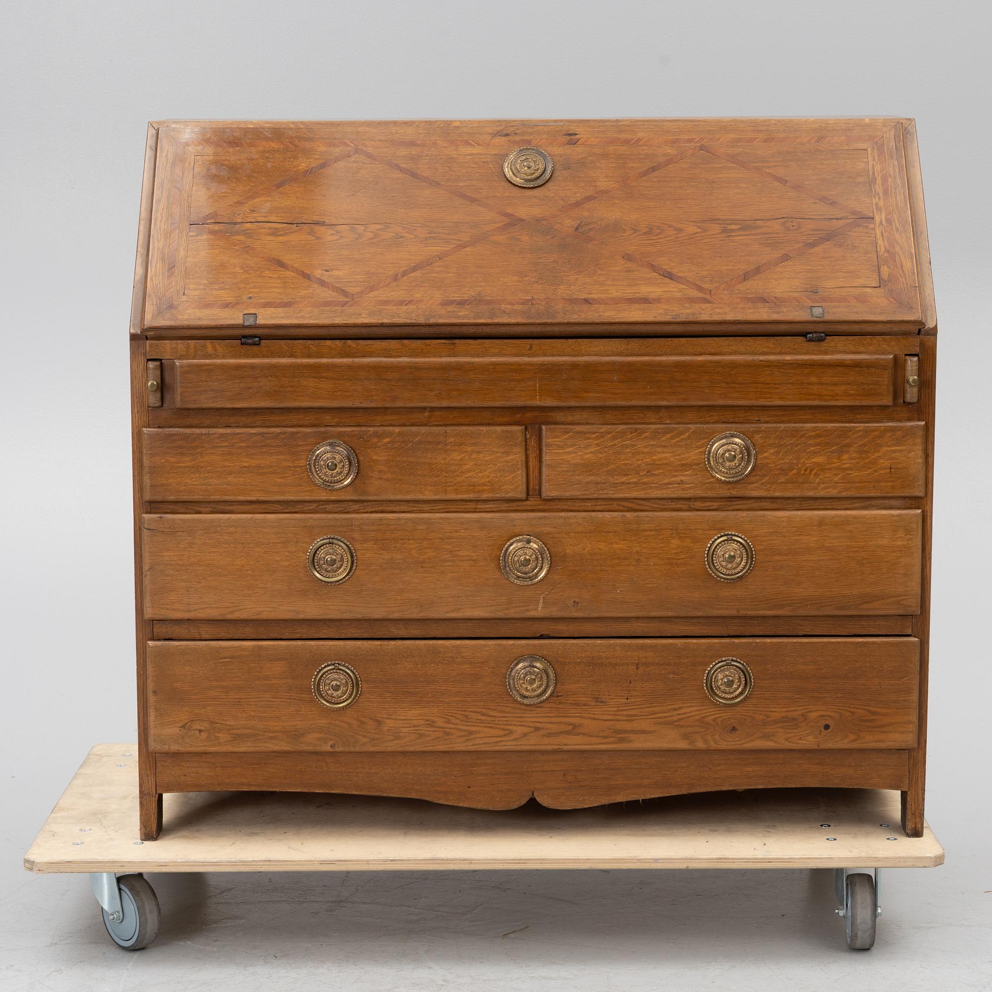 A secrètaire, 19th century.