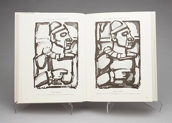 BÖCKER, 2 vol, "ROUAULT OEUVRE GRAVÉ", med originaletsning intygad o numr av Isabelle Rouault 81/100.