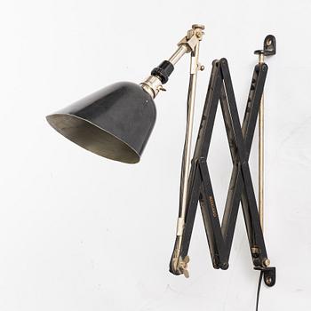 Curt Fischer, a wall lamp, Midgard, Germany, 1920s.