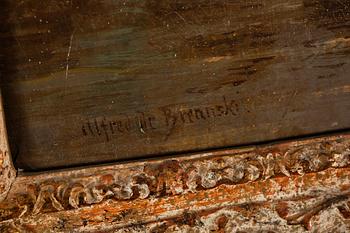 ALFRED DE BREANSKI, olja på duk, signerad.