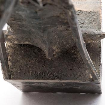 PEKKA PITKÄNEN, bronze, signed, numbered 1/1, unclear dating.