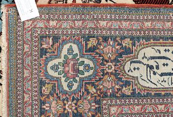 SEMIANTIK ISFAHAN FIGURAL s.k. Ahmad. 216 x 139 cm.