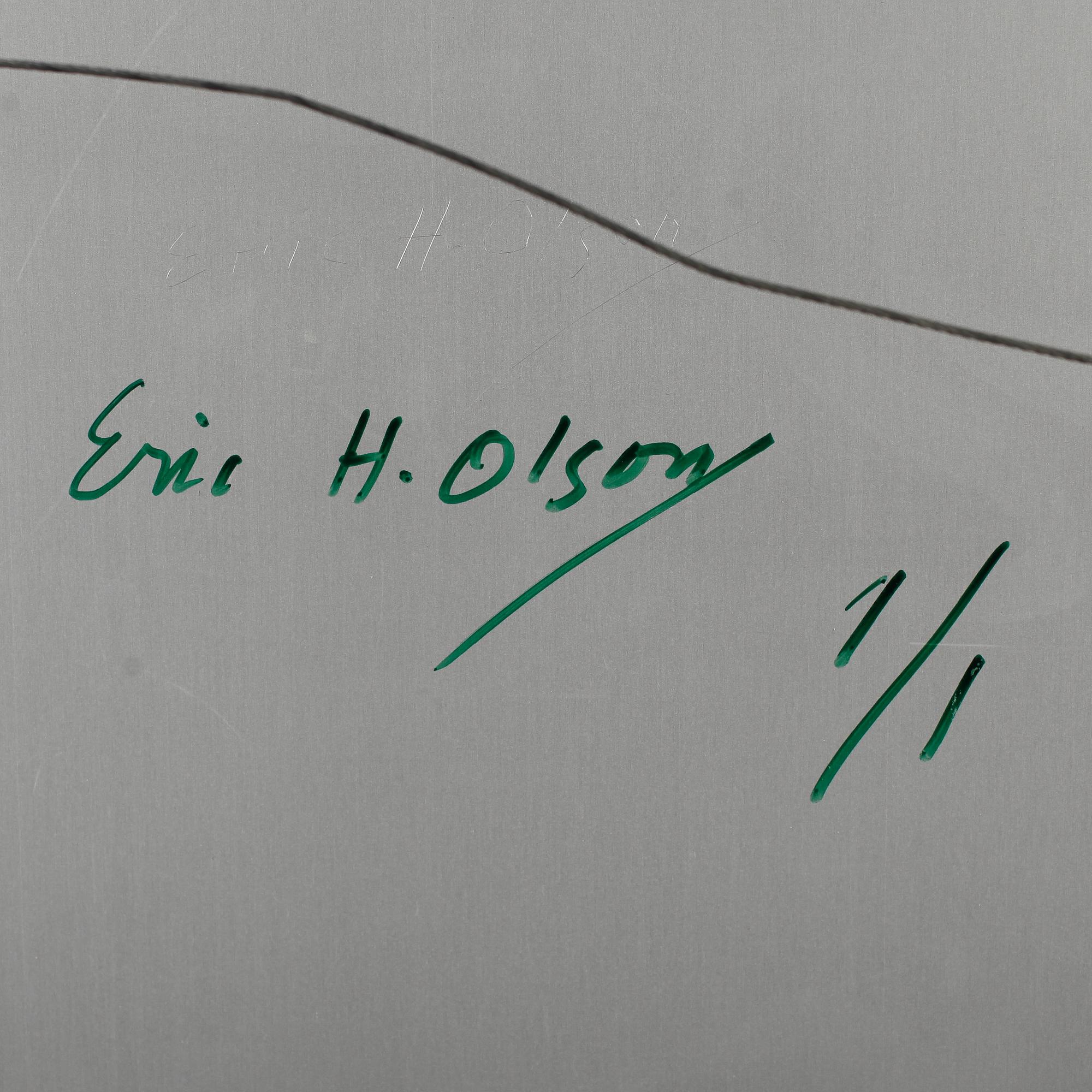 ERIC H OLSON, cibachrome, monterad i plexiglas, signerad och numrerad 1/1.