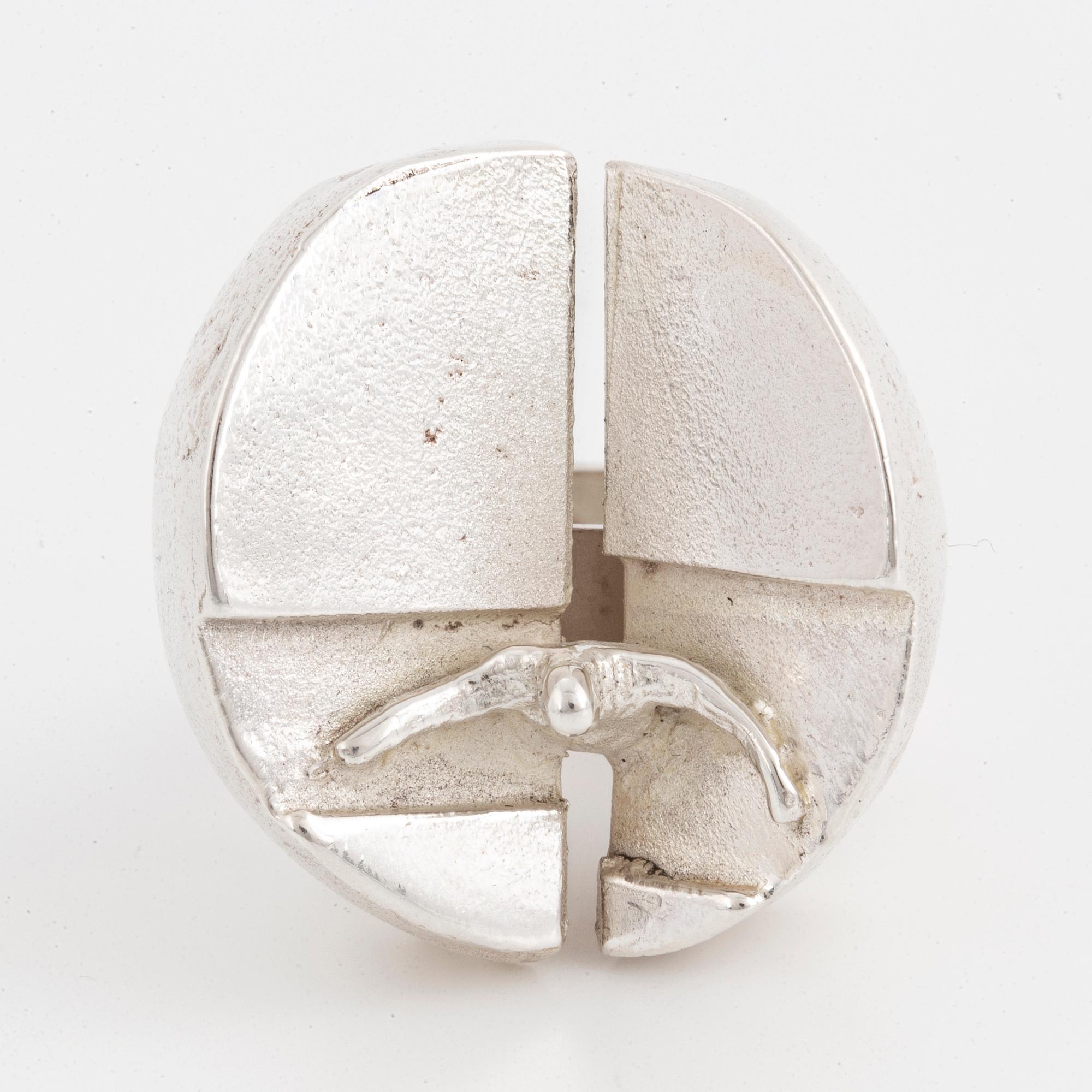 BJÖRN WECKSTRÖM, Ring, 'Ikaros', sterlingsilver. Lapponia 1971.