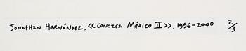 Jonathan Hernandez, "Conozca México II", 1996-2000.