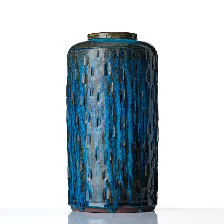 Wilhelm Kåge, a "Farsta" stoneware vase, Gustavsberg studio, Sweden 1957.