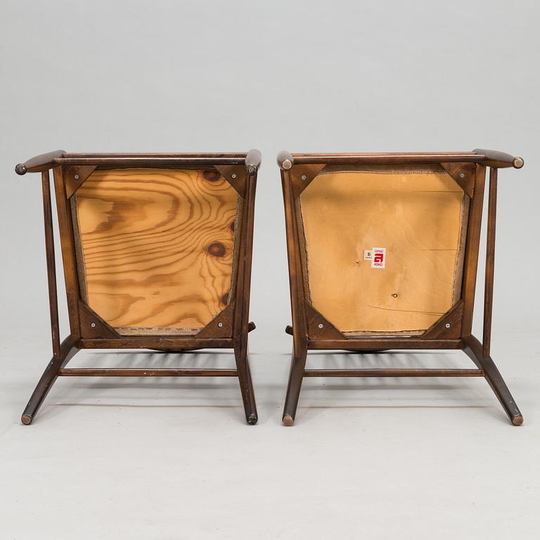 Kerstin Hörlin-Holmquist, Eight 1970's 'Charlotte' dining chairs for Asko.
