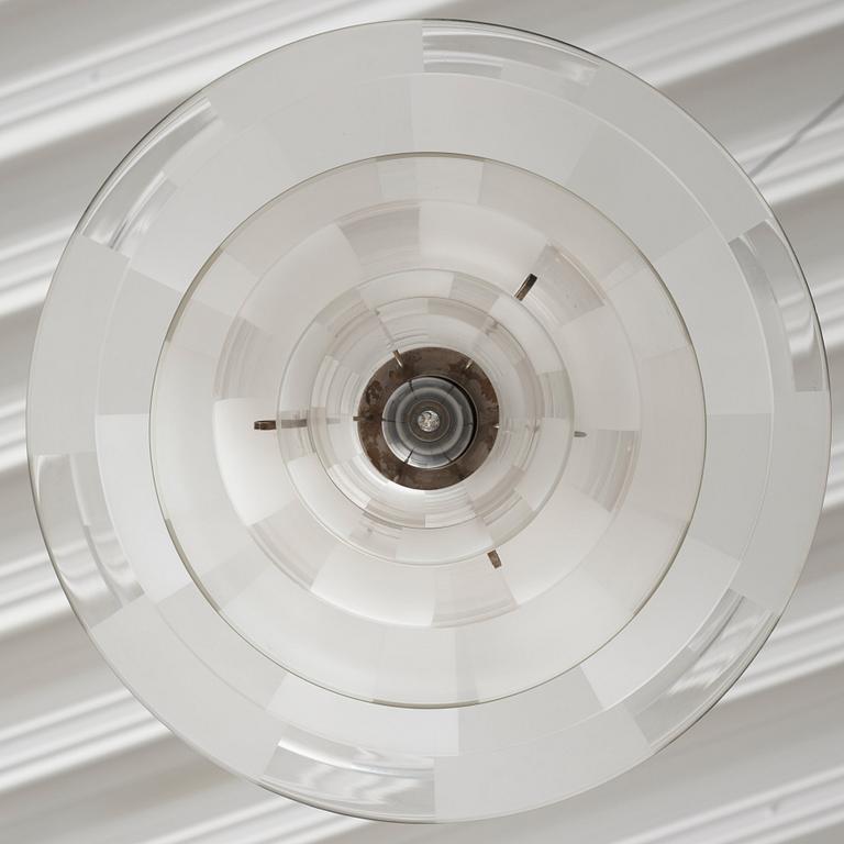 Poul Henningsen, "Septima 5" ceiling light, Louis Poulsen, Denmark ca 1929.