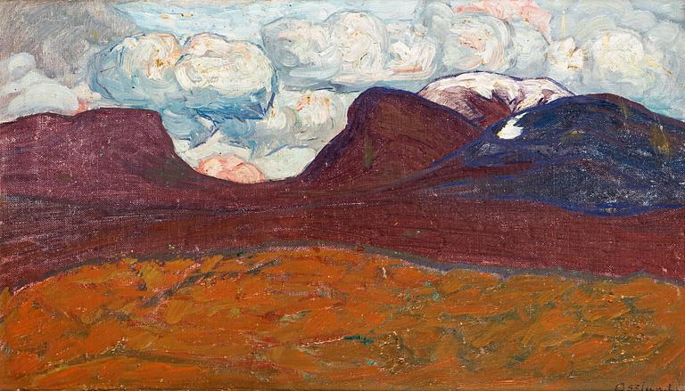 Helmer Osslund, Clouds over Lapporten.