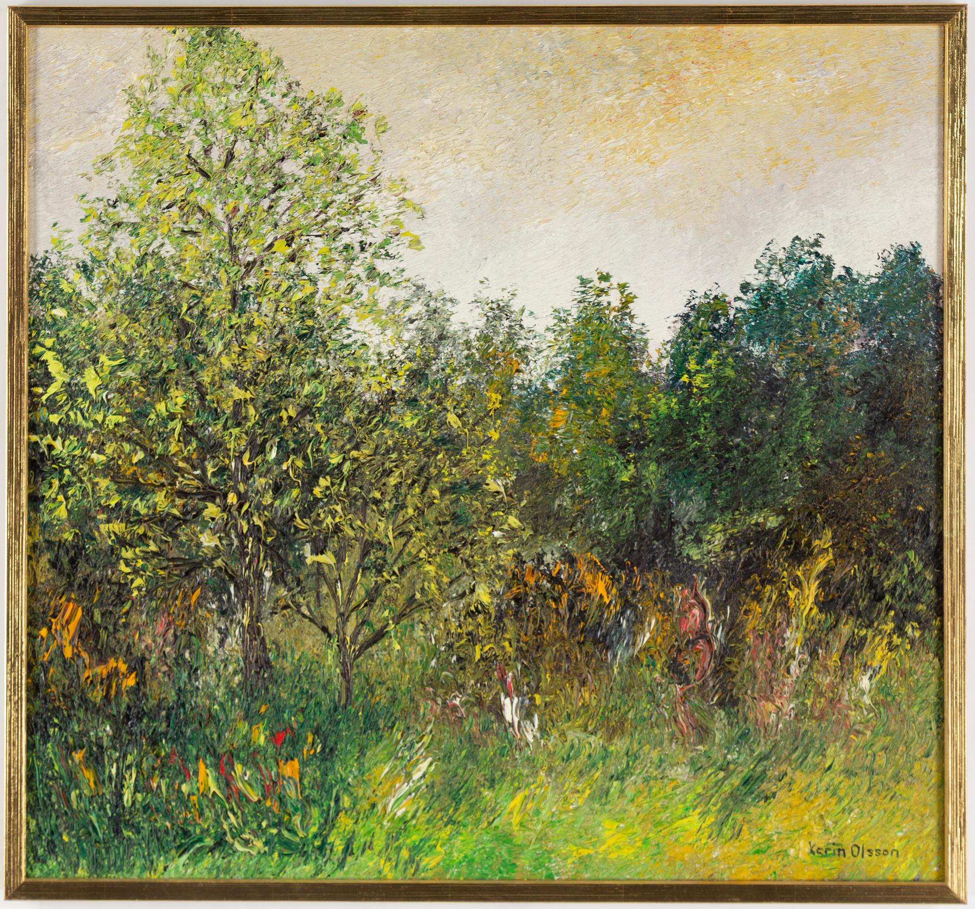 Karin Olsson, oil on canvas, signed.
