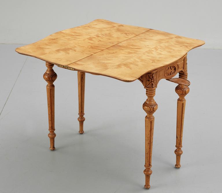 SPELBORD, nyrenässans, sent 1800-tal.