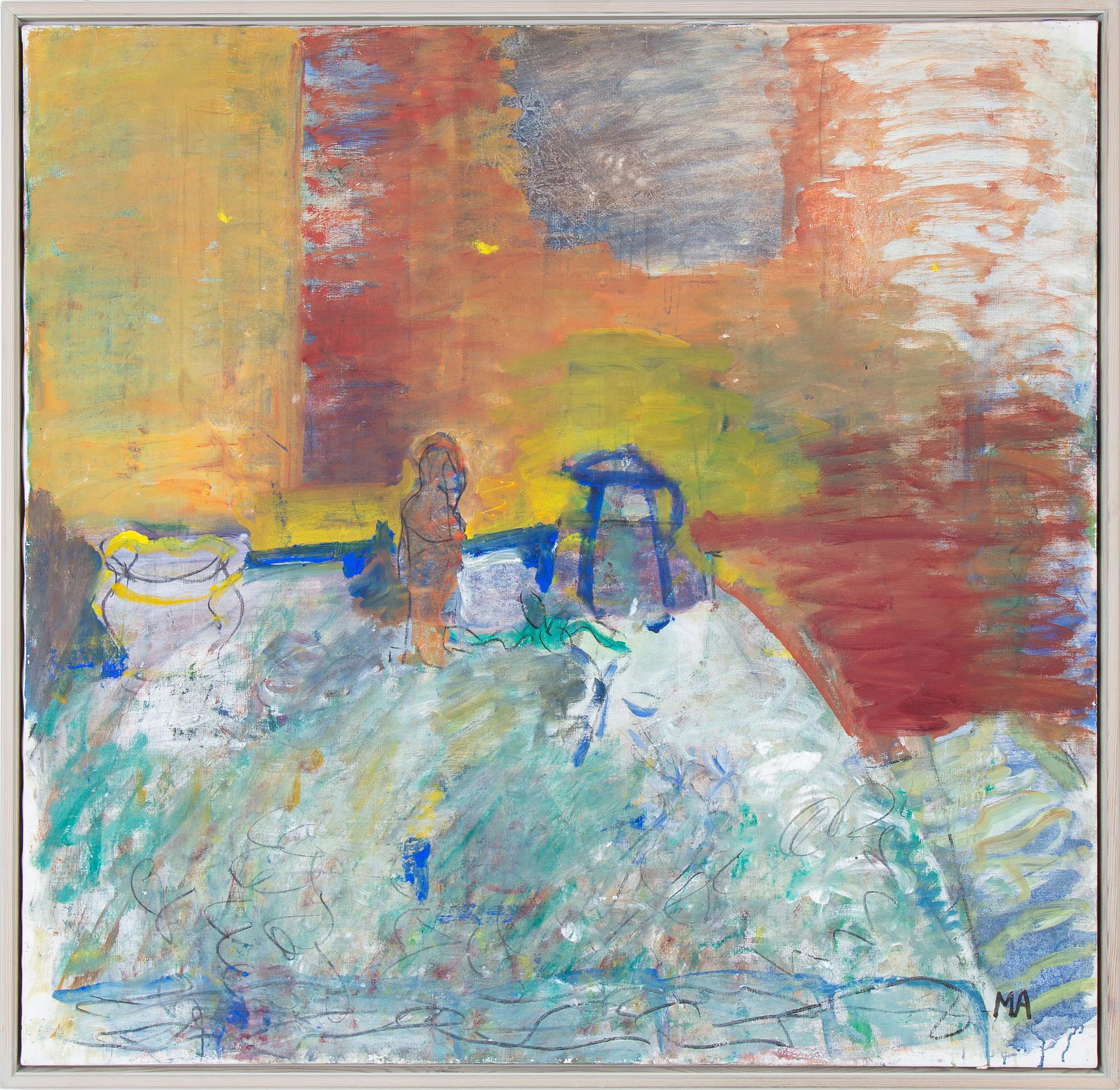 Maj Arnell, oil on canvas, signed and dated -95.