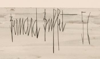 BERNARD BUFFET, offset, printed signature and dating -56.
